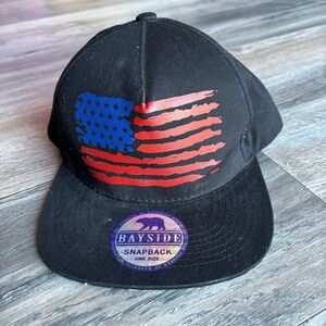 Bayside snapback American flag hat